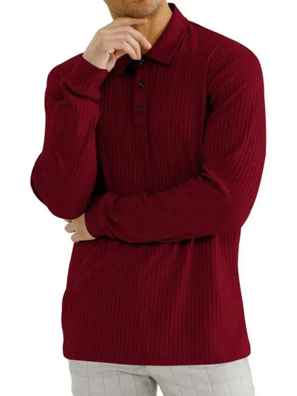 Solid Polyester Polo Shirt for General - All-Season Everyday