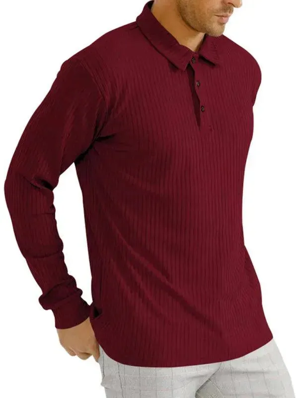 Solid Polyester Polo Shirt for General - All-Season Everyday