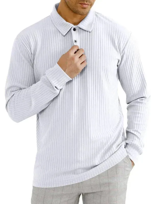 Solid Polyester Polo Shirt for General - All-Season Everyday
