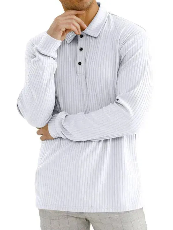 Solid Polyester Polo Shirt for General - All-Season Everyday