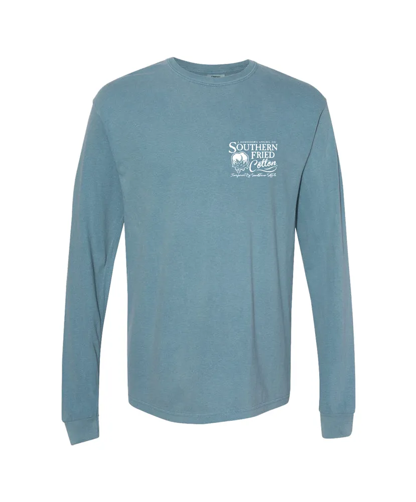 Southern Fried Cotton - Don't Tread Camo Flag Long Sleeve