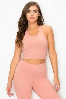 STRAPPY BACK LONGLINE ACTIVEWEAR SPORTS BRA