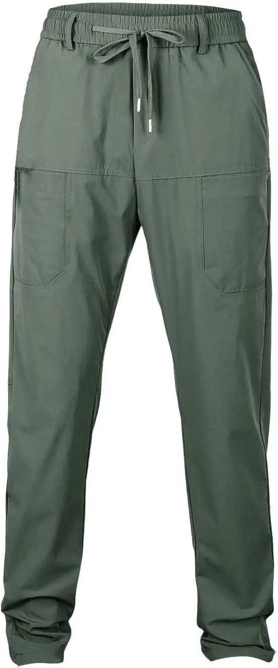 Stretch Active Pants for Women and Men Beeswan Pants, Bevawear Glidepants - Unisex Quick Dry Pull-On Stretch Pants