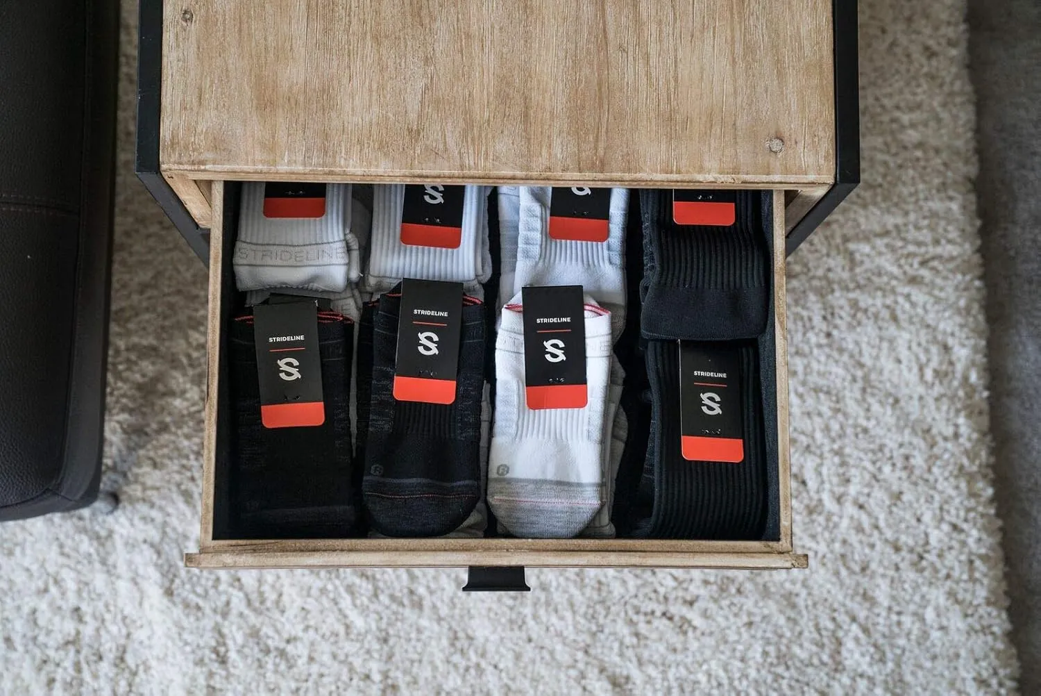 Strideline Basic Low Cut Socks | Quad-Ply Yarn Padding, Direct Compression and Zoned Cushioning - Low Cut 1 Pack
