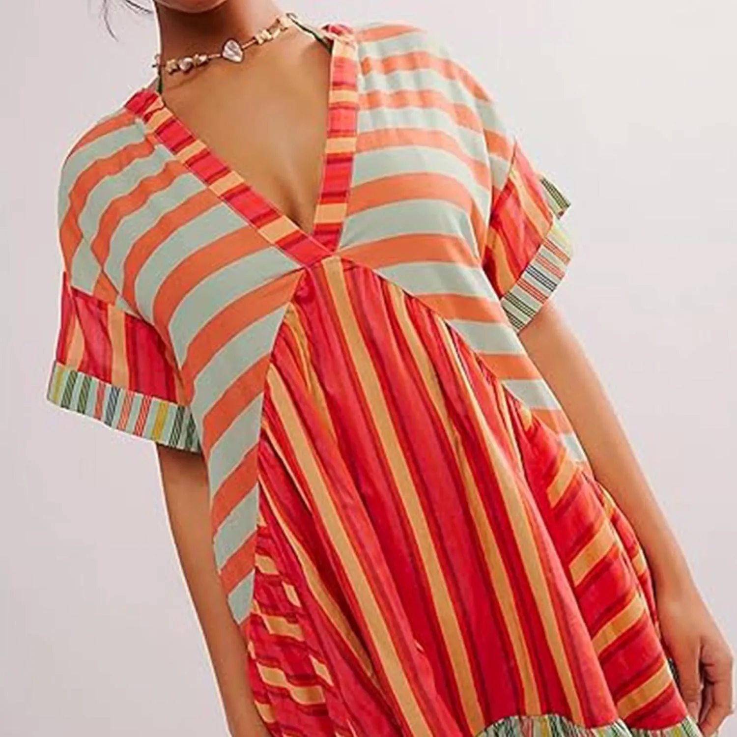 Summer Dresses for Women Hot Short Mini Dress Babydoll Dress Boho Floral Flowy Y2k Mini Sundresses 2025