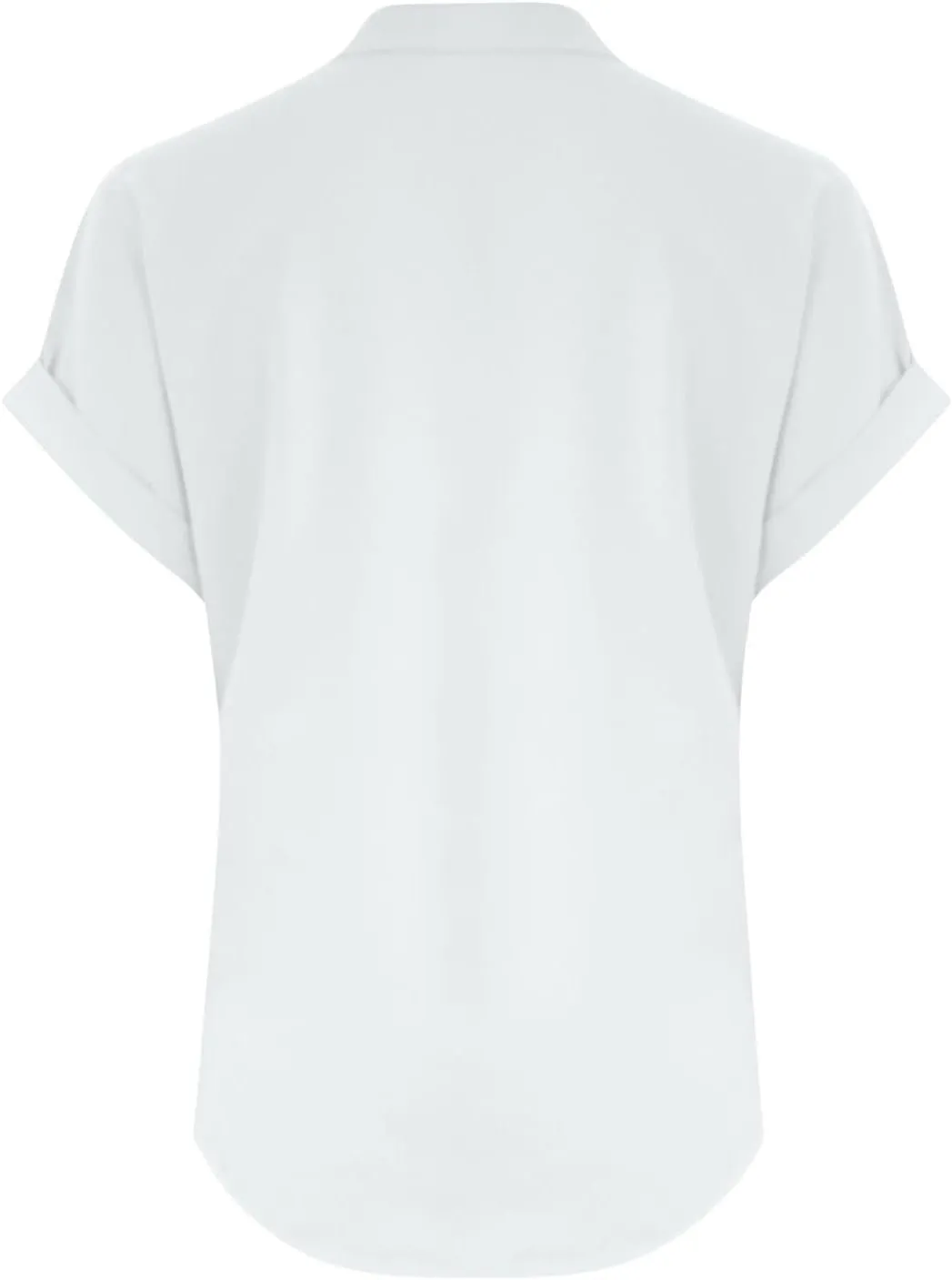Summer Tops for Women 2025 Casual Short Sleeve V-Neck Cotton Linen Shirts Gauze Blouses Trendy Button Down T-Shirts
