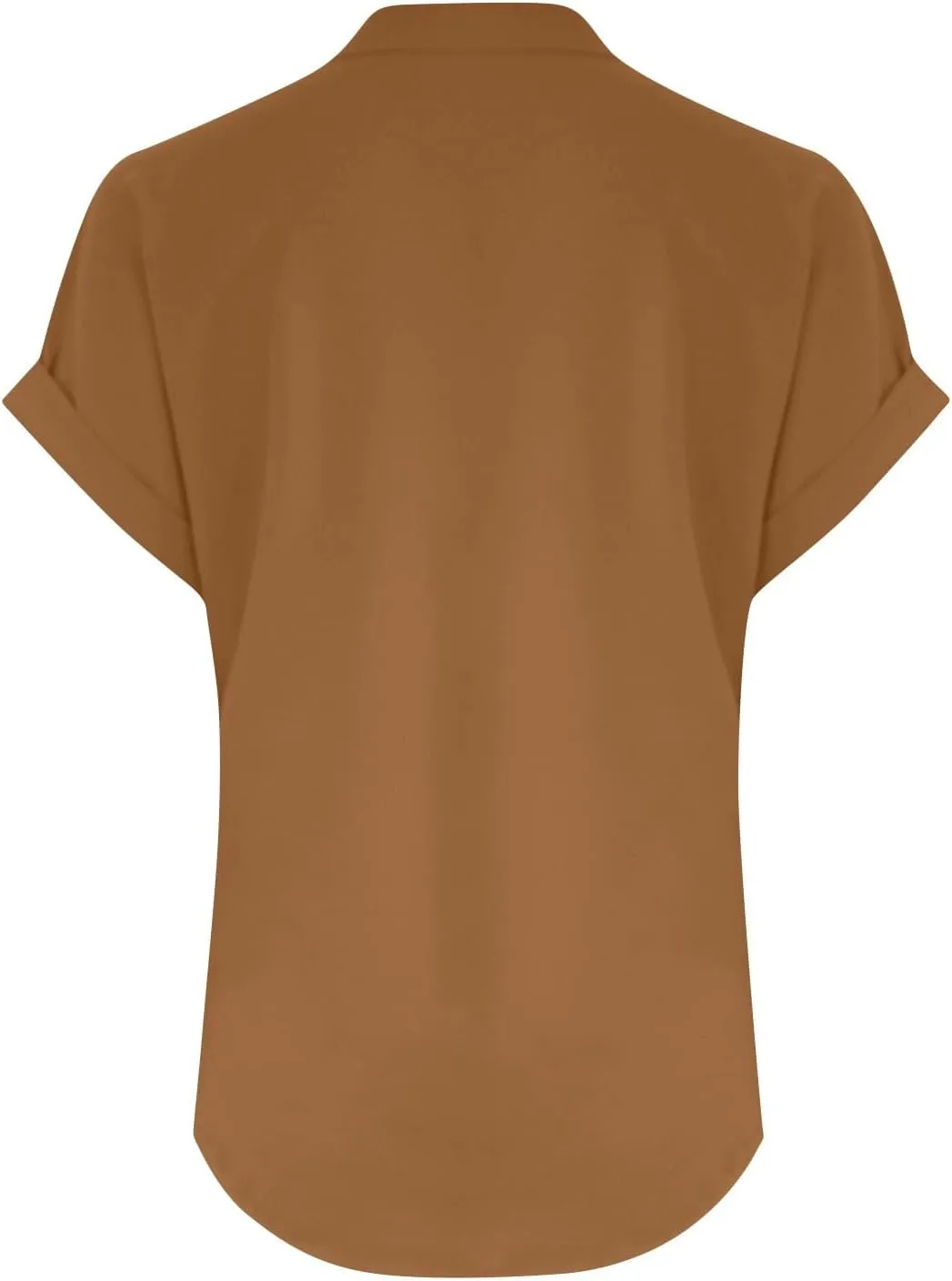 Summer Tops for Women 2025 Casual Short Sleeve V-Neck Cotton Linen Shirts Gauze Blouses Trendy Button Down T-Shirts