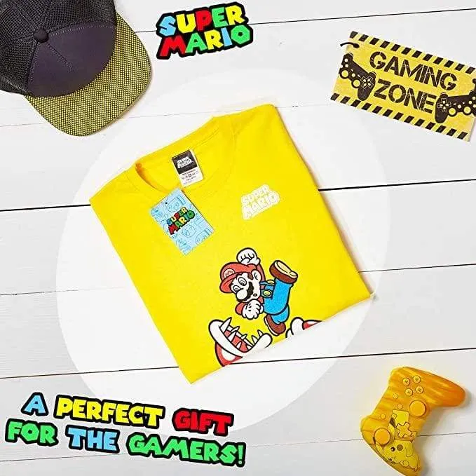 Super Mario T Shirt - Short Sleeve T Shirts for Kids