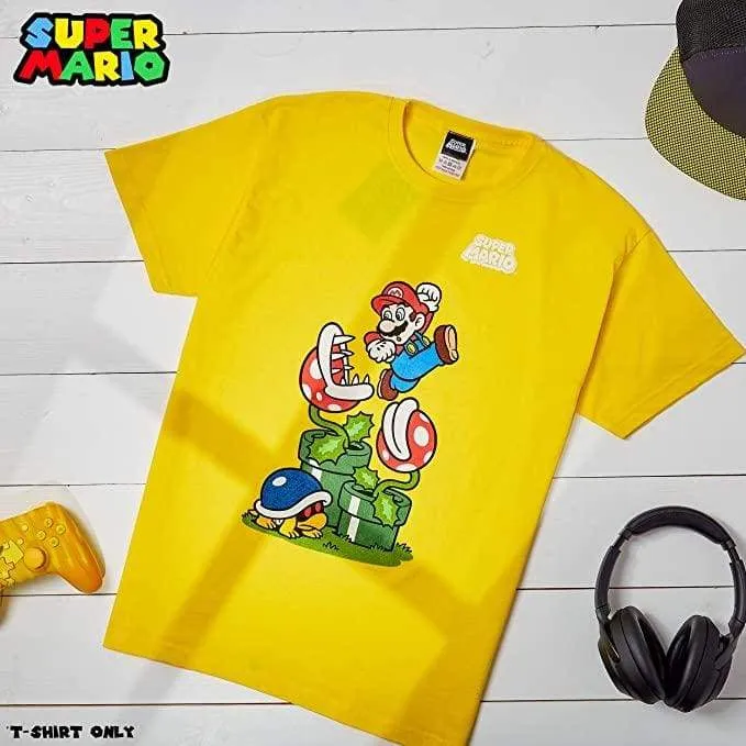 Super Mario T Shirt - Short Sleeve T Shirts for Kids
