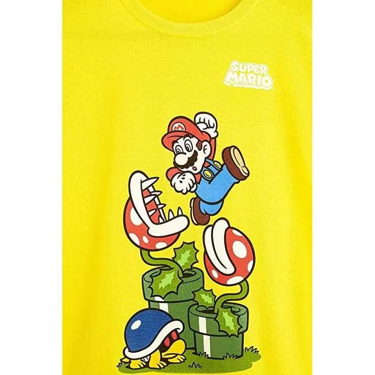 Super Mario T Shirt - Short Sleeve T Shirts for Kids