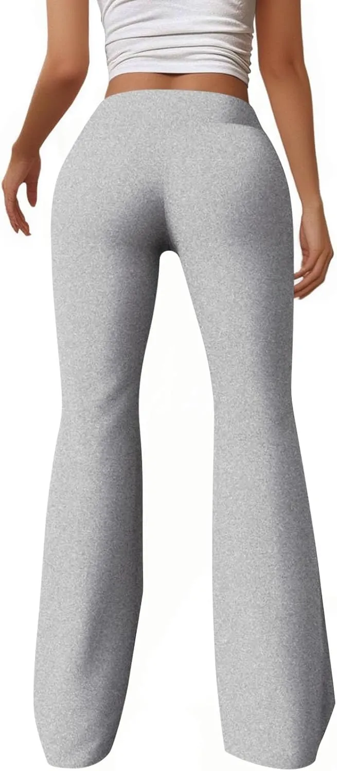 Sweatpants for Women Drawstring High Waisted Straight Leg Athletic Open Bottom Pants 2024 Sports Causal Trousers