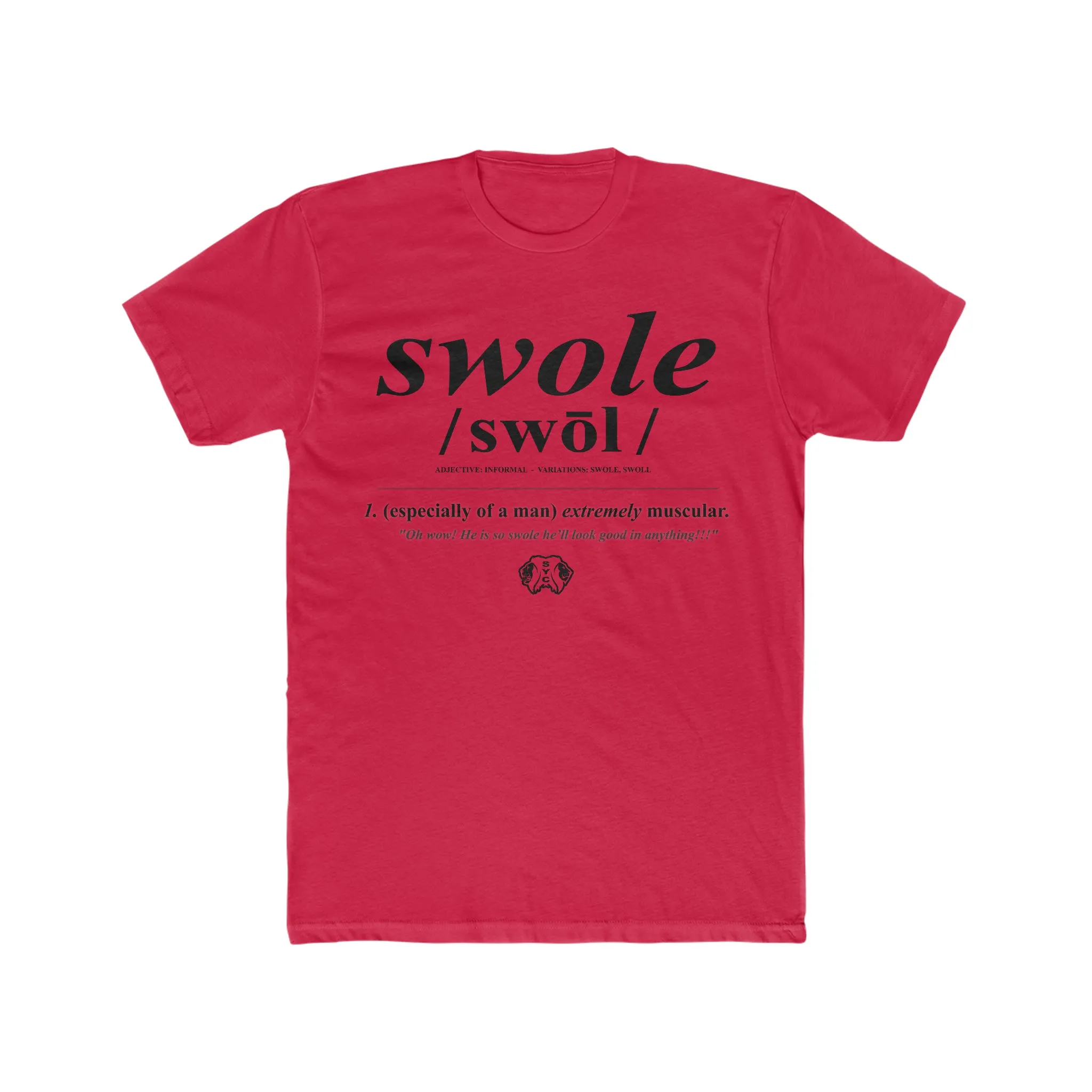 SWOLE-Men's Cotton Crew Tee