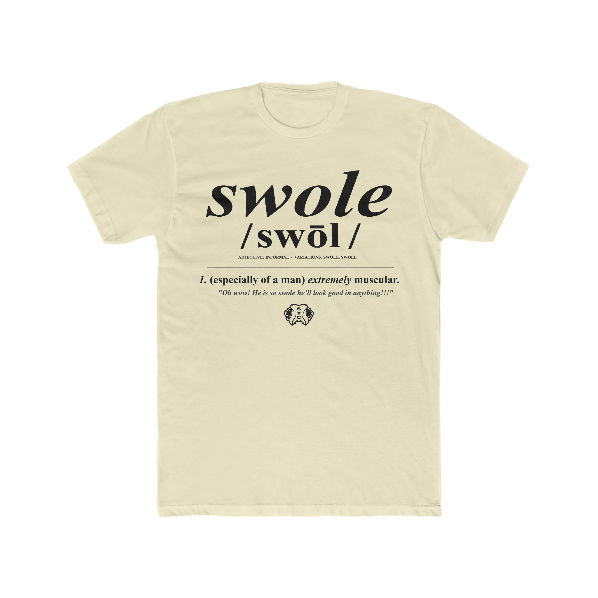 SWOLE-Men's Cotton Crew Tee
