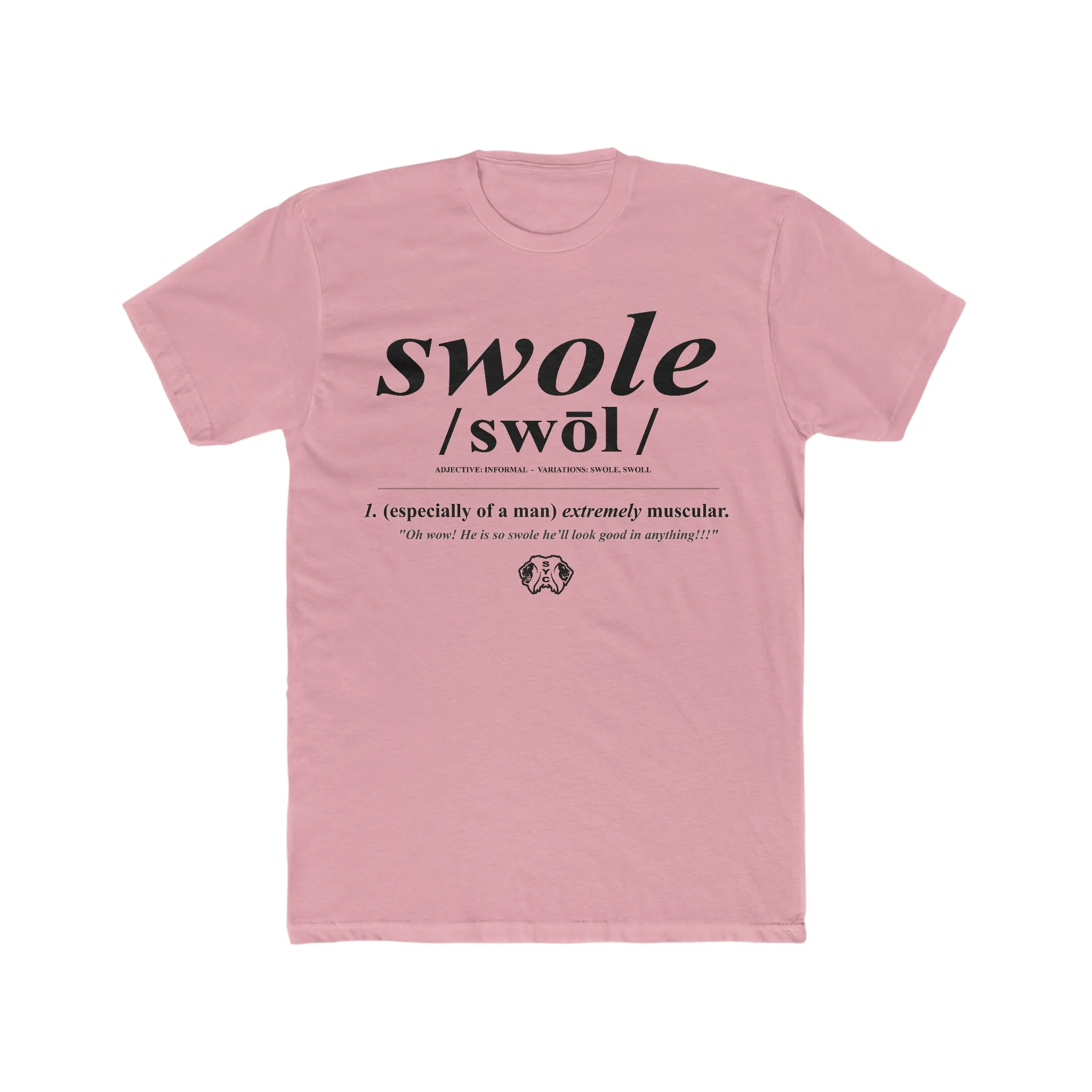 SWOLE-Men's Cotton Crew Tee