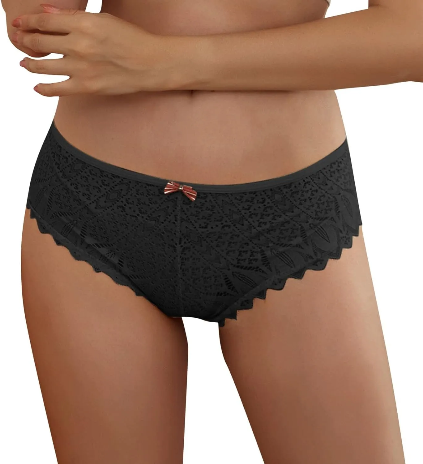 TANGNADE Women Panties Lace Sexy Naughty Panty Seamless Criss-Cross Lingerie High Rise Thongs Plus Size Underwear