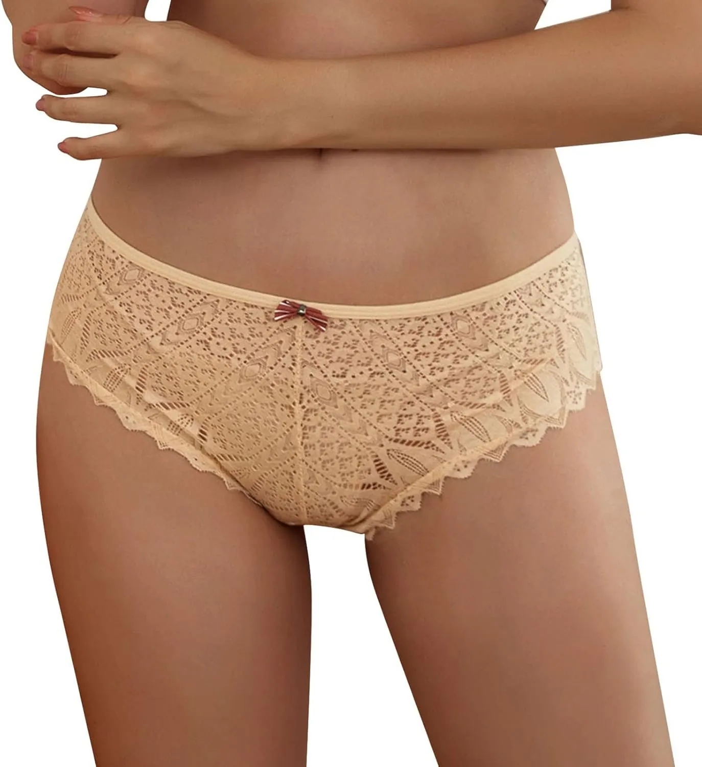TANGNADE Women Panties Lace Sexy Naughty Panty Seamless Criss-Cross Lingerie High Rise Thongs Plus Size Underwear