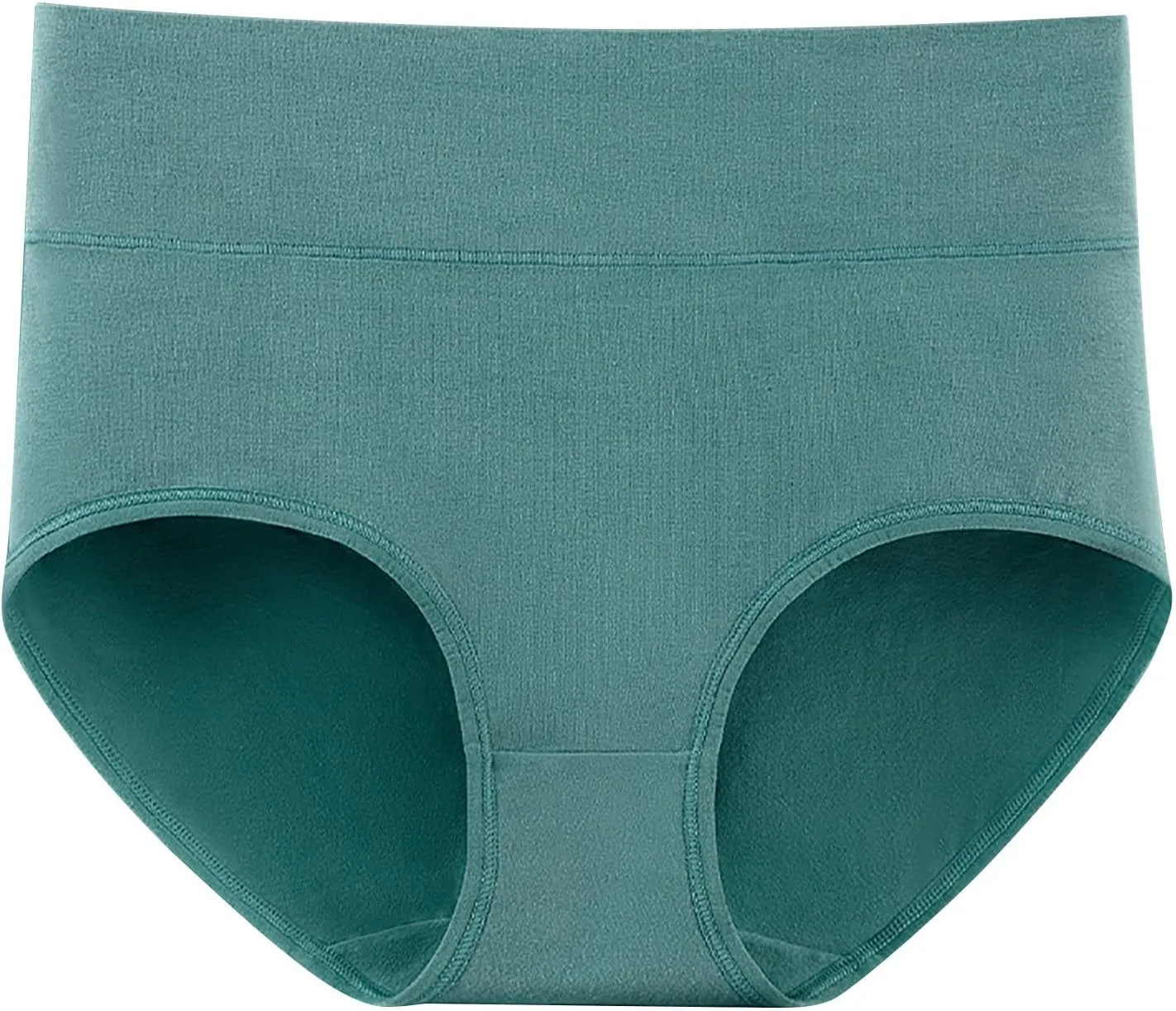 TANGNADE Women's High Waisted Seamless Underwear Full Coverage Brief Ladies No Show Panties Lingerie Plus Size