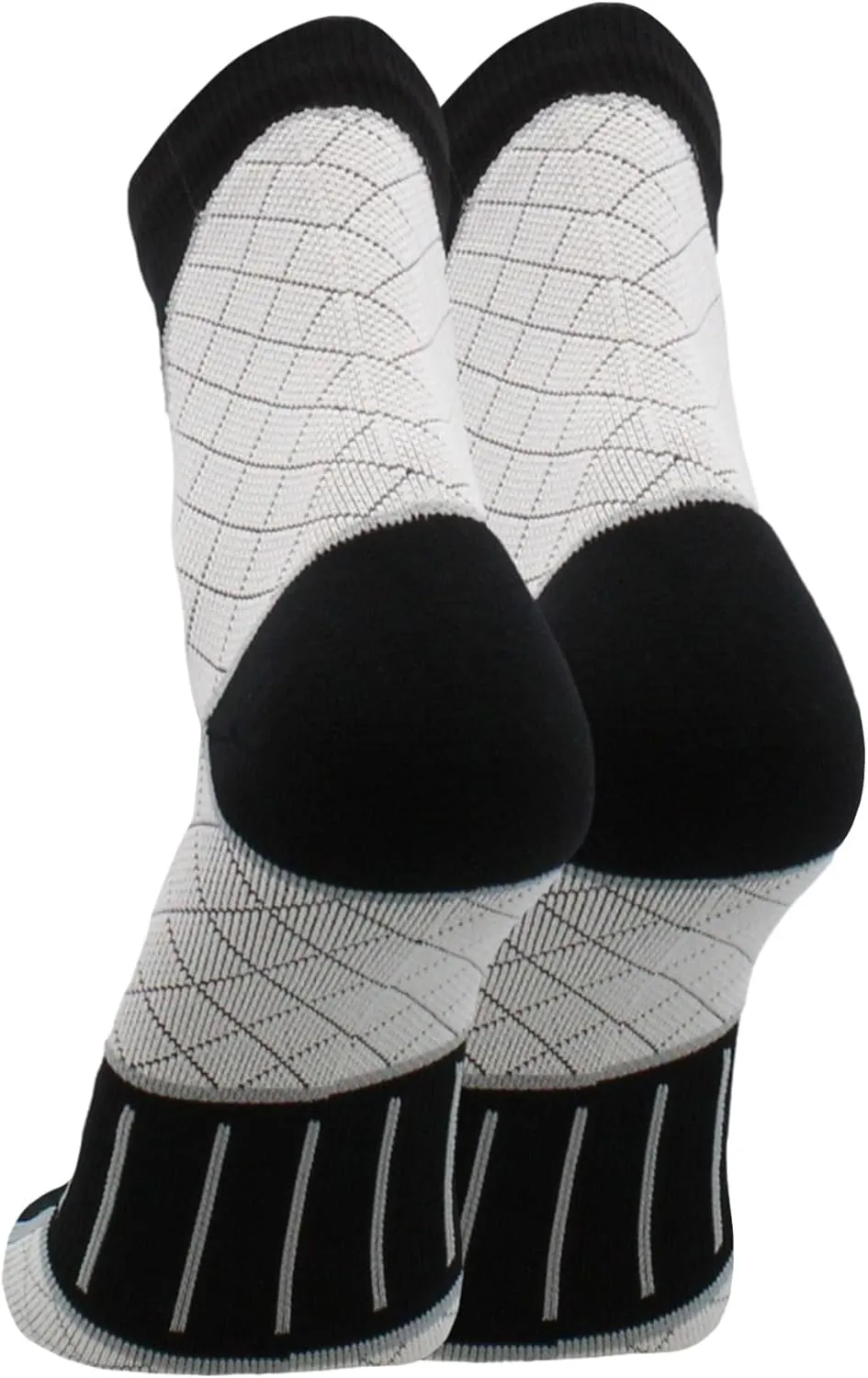 TCK Achilles Tendonitis Compression Socks For Women and Men, Low Crew 20-30mmHg Compression