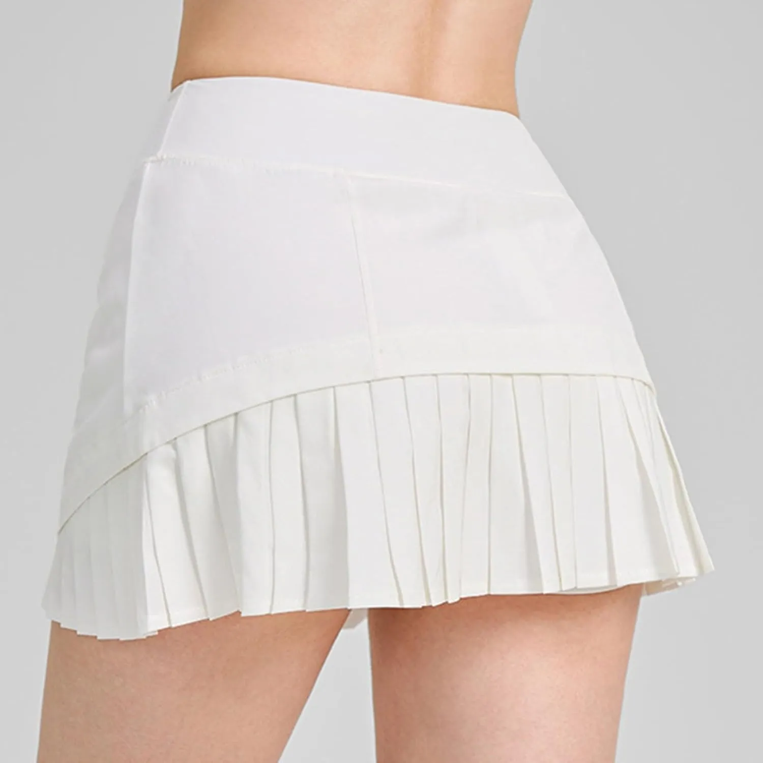 Tennis Skirts for Women Trendy Pleated Flowy High Elastic Waist Sports Ruffles Yoga Mini Skirts for Summer Vacation