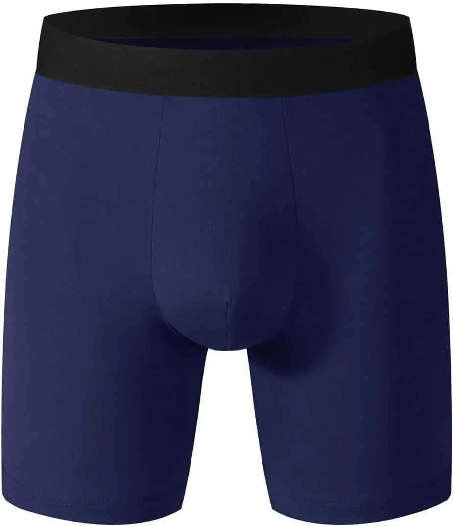 Thatrich Mens Athletic Underwear Boxer Briefs Moisture Wicking Quick Dry Shorts Workout Bottoms Lightweight Comfort Stretch