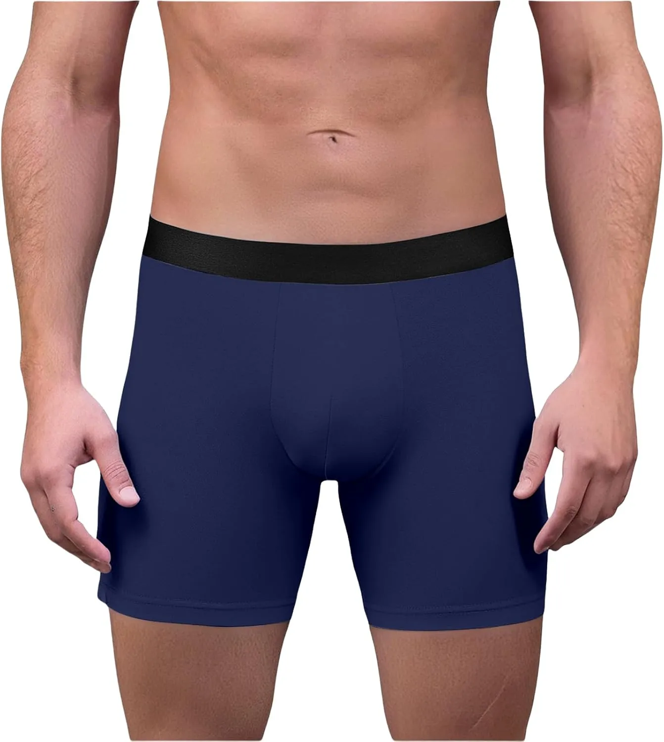 Thatrich Mens Athletic Underwear Boxer Briefs Moisture Wicking Quick Dry Shorts Workout Bottoms Lightweight Comfort Stretch