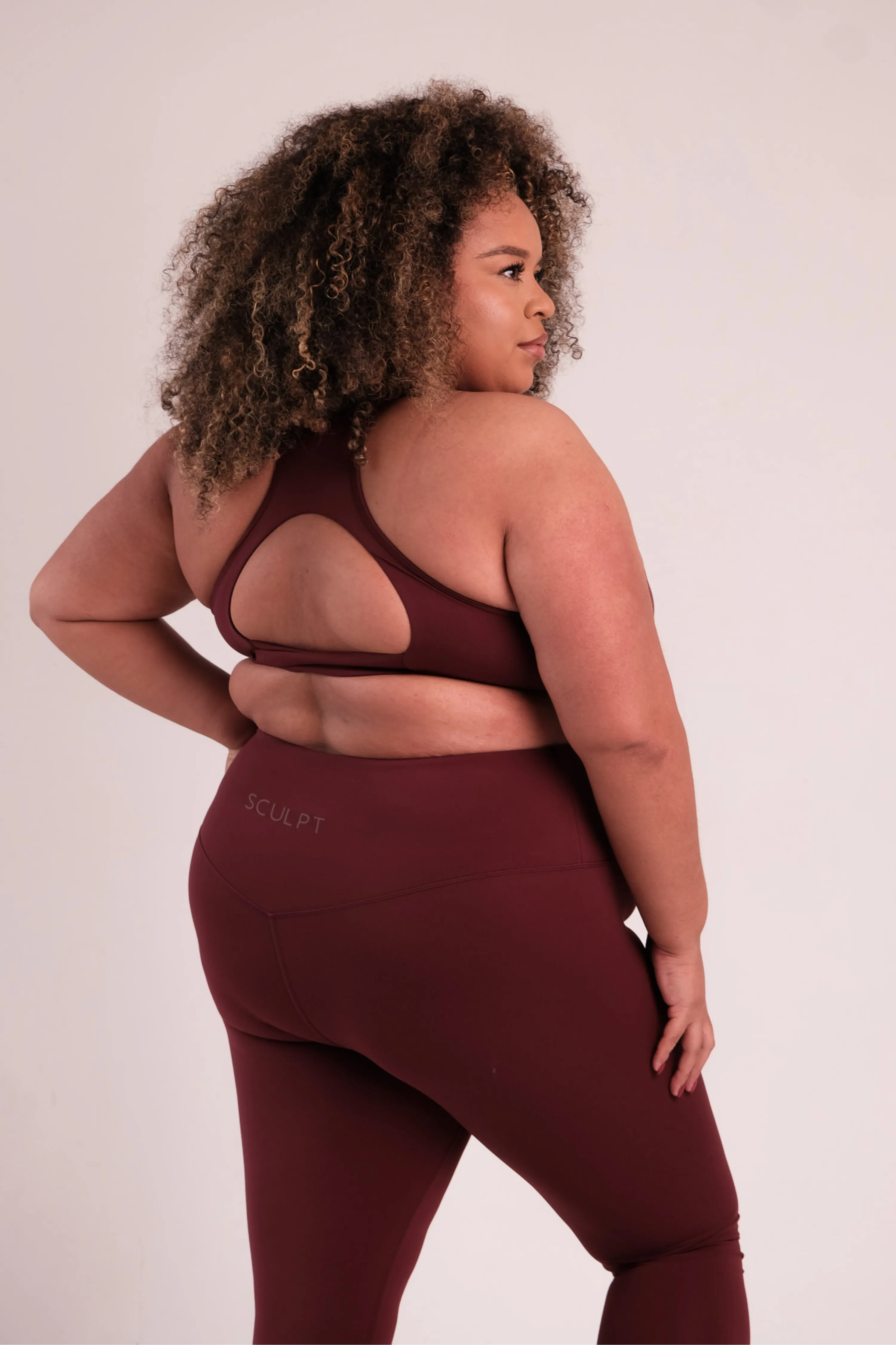 Tierra Sports Bra Wine