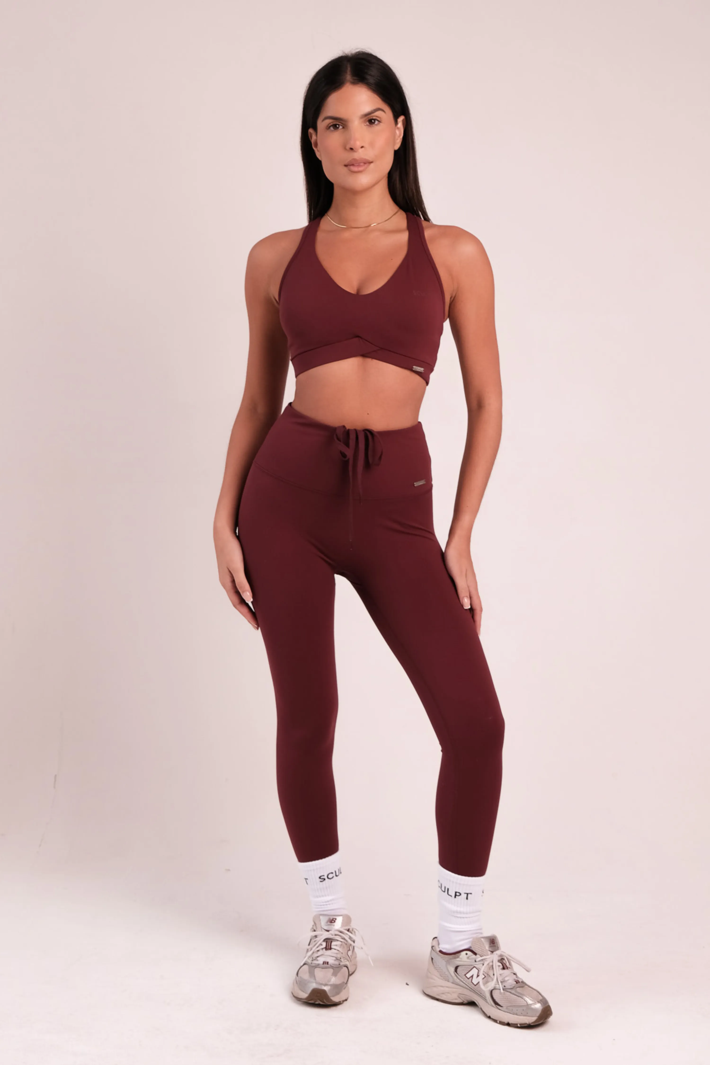Tierra Sports Bra Wine