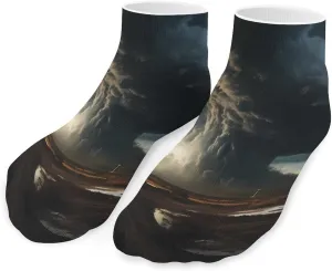 Tornado Sky Unisex Ankle Socks Athletic Low Cut No Show Sock Breathable Stocking