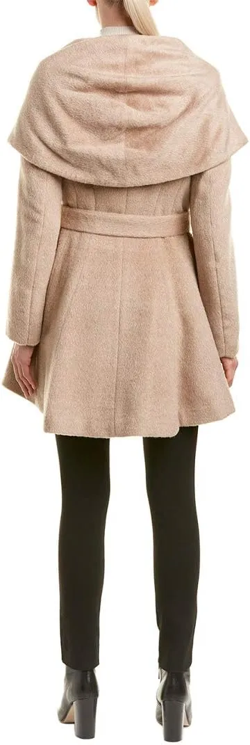 Trina Turk Women's Grace Wool-Blend Belted Wrap Coat