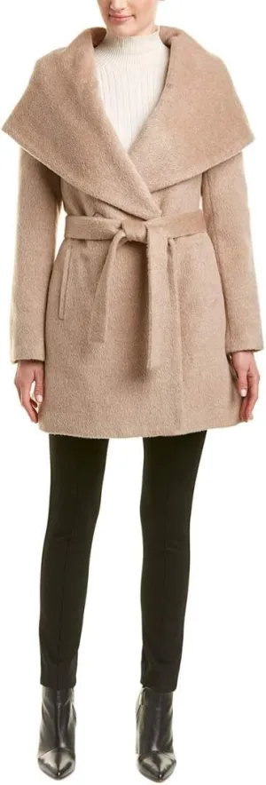 Trina Turk Women's Grace Wool-Blend Belted Wrap Coat