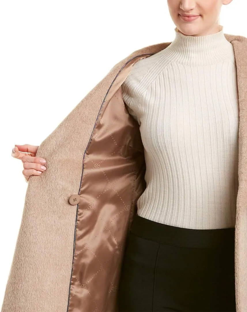 Trina Turk Women's Grace Wool-Blend Belted Wrap Coat