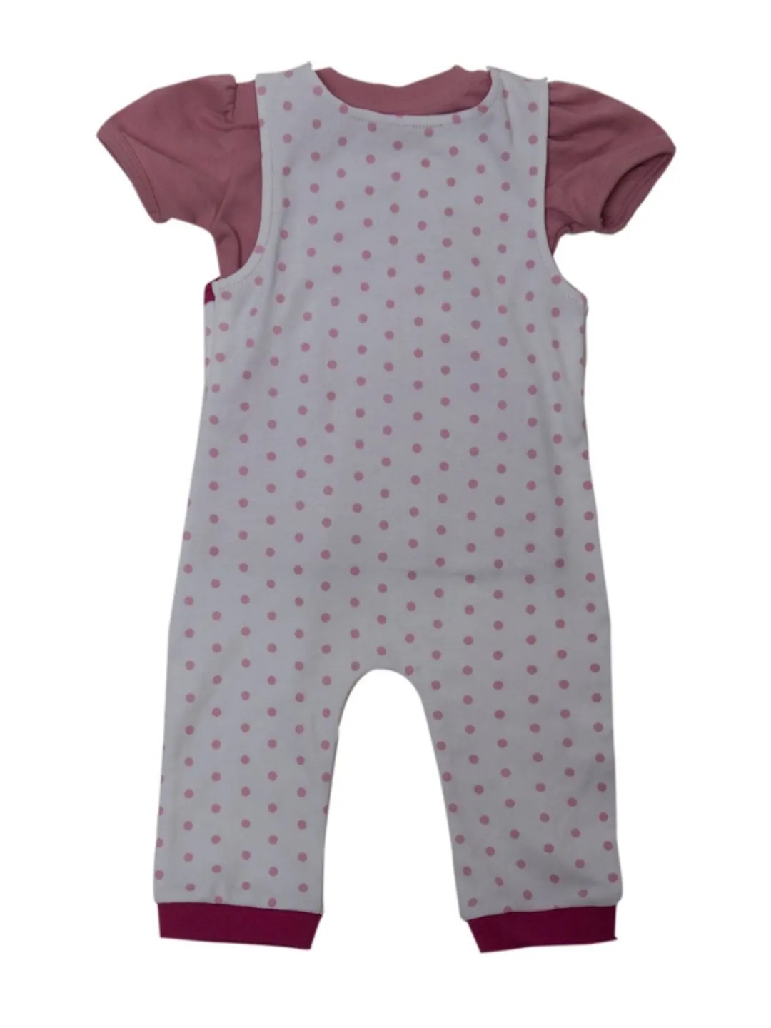 Tshirt and Dungree Set For Baby Girls