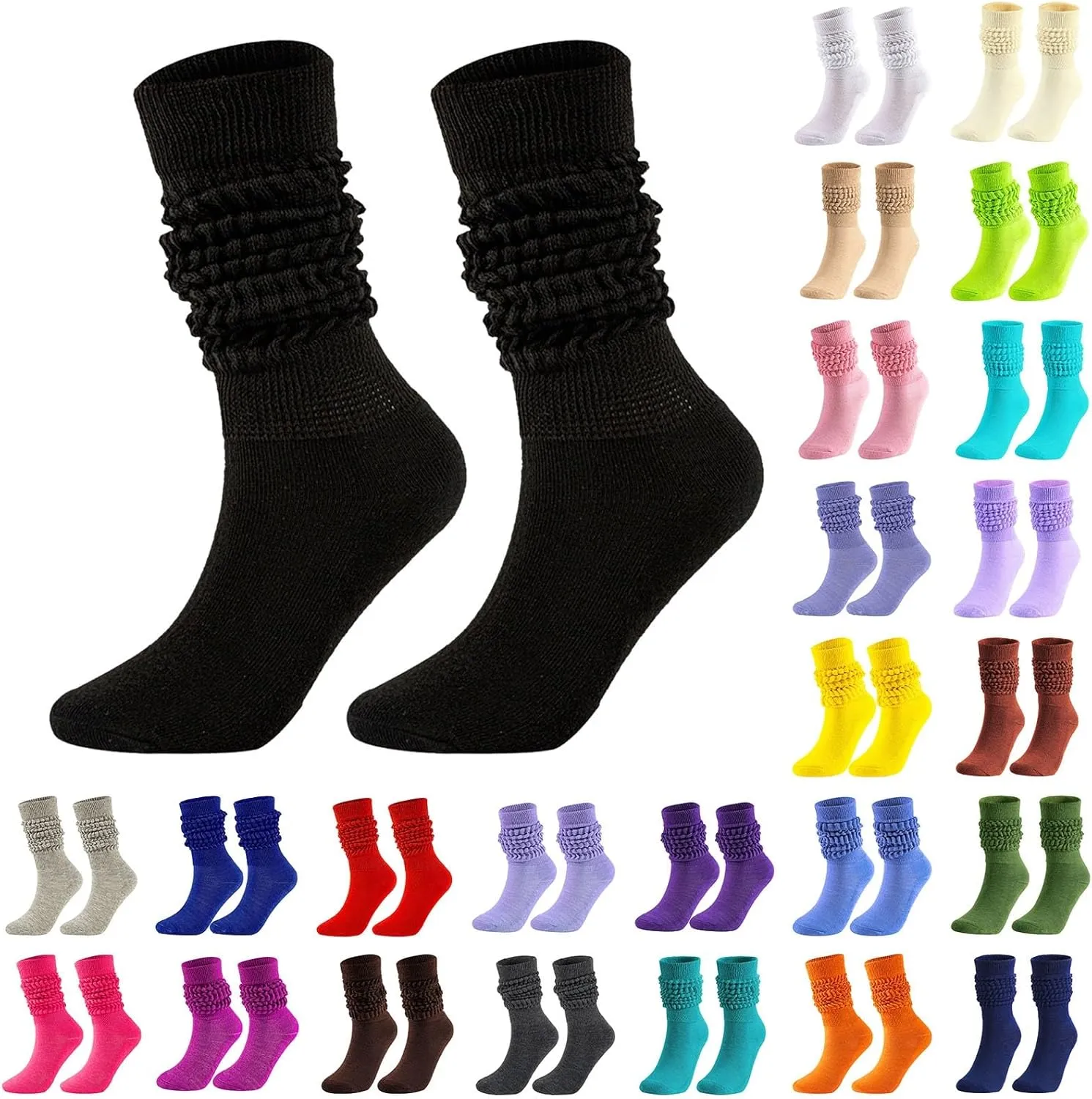 TUQIDEWU Fuzzy Socks for Women Funny, Compression Socks for Women High Tube Bubble Socks Fashionable Socks Womens Gifts