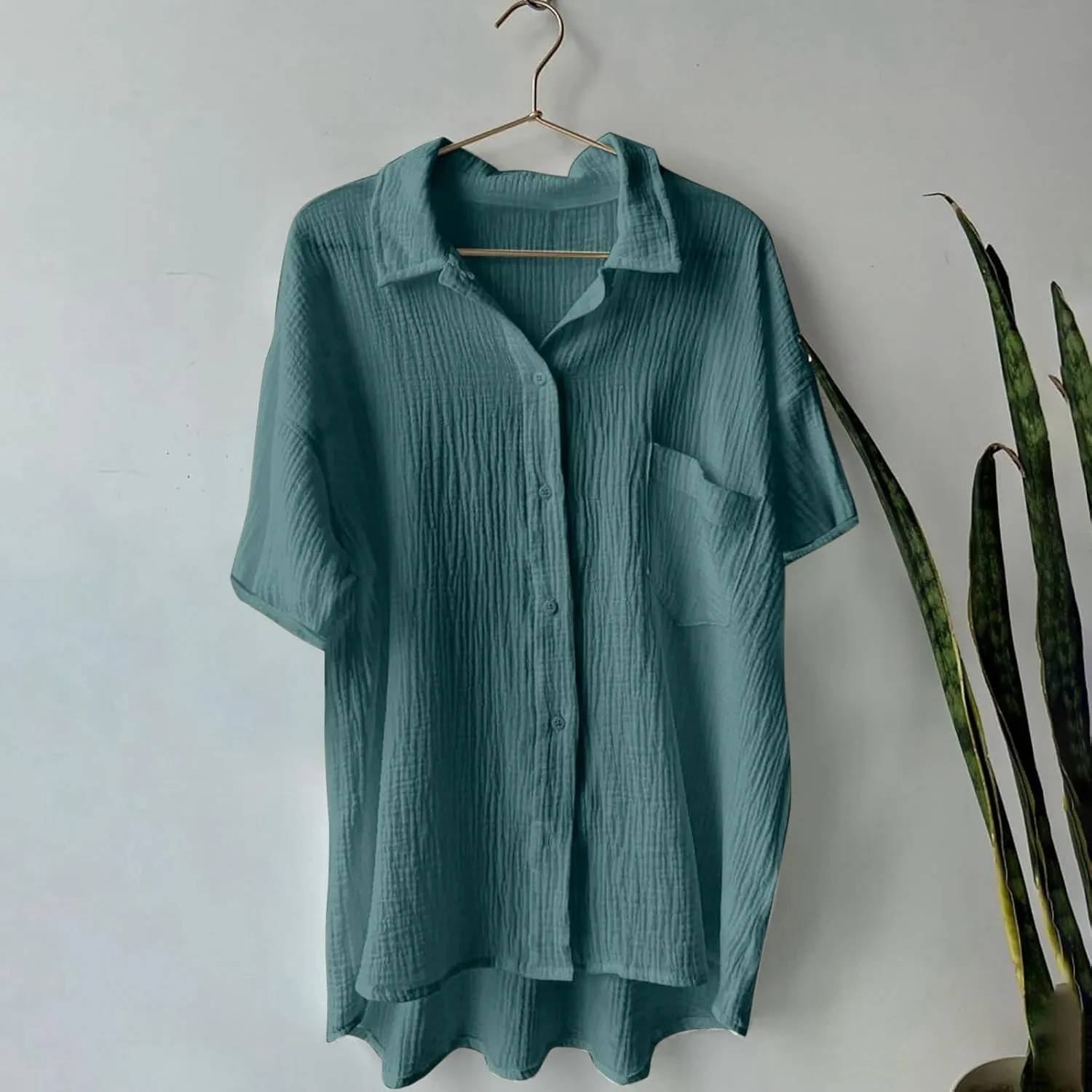 Two Piece Linen Sets for Women Summer Short Sleeve Top and Shorts Sweatsuit Set Casual Beach Vacation Outfits