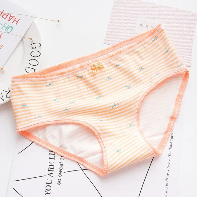 Underwear for Women Cotton Panties Cherry