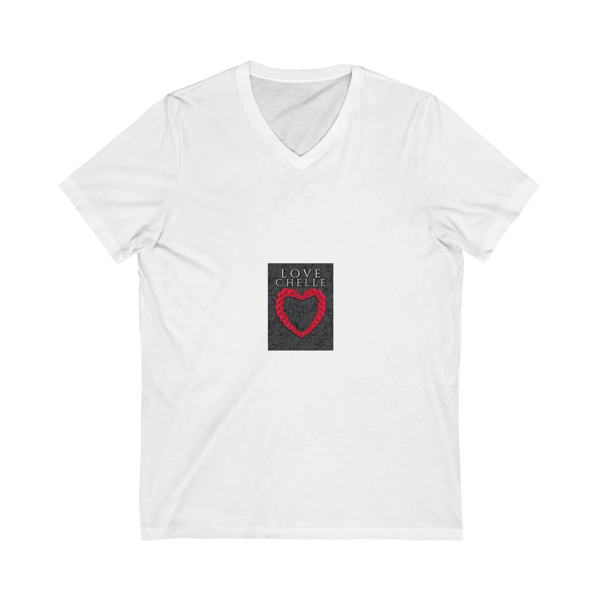 Unisex Jersey Short Sleeve V-Neck Tee