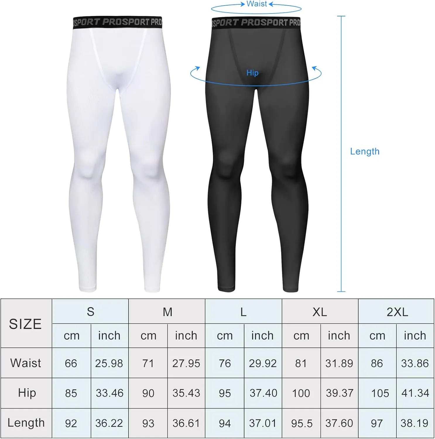 Valcatch 3 Pack Mens Running Leggings Compression Pants Tights Sports Baselayer Athletic Workout Activewear
