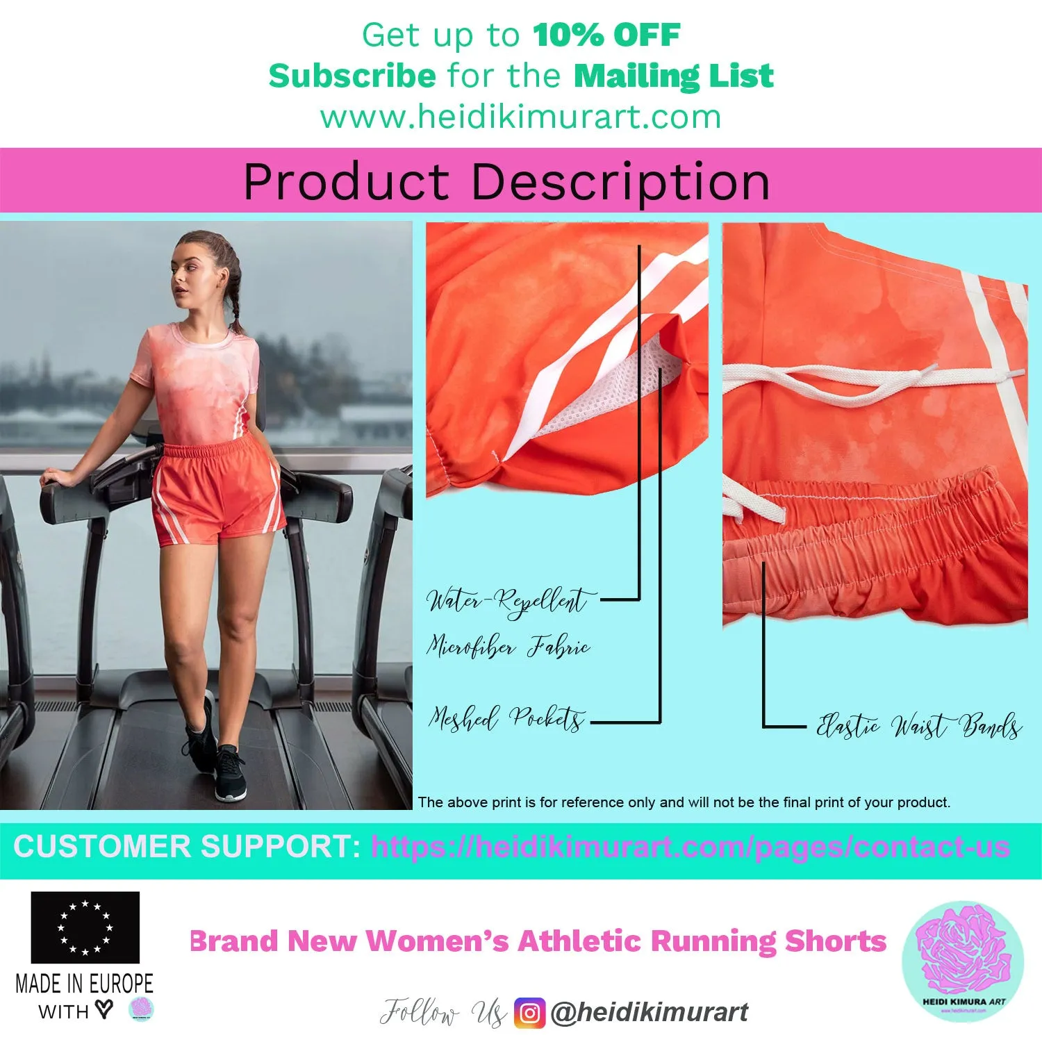 Vertical Striped Women's Shorts, Vertical Stripe Black White Athletic Short Shorts- Made in EU
