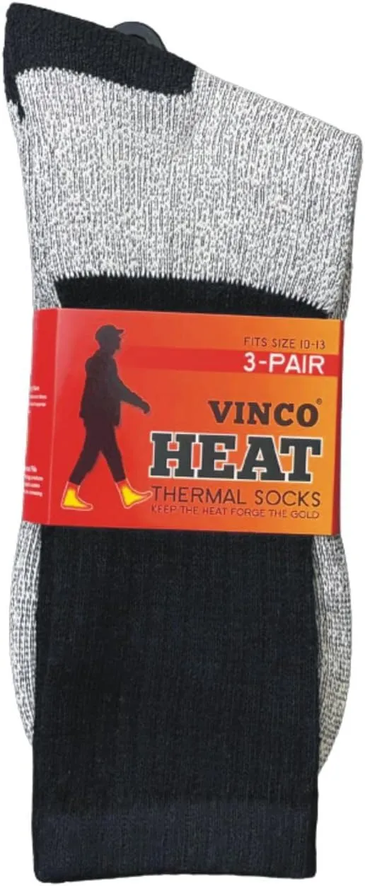 Vinco Thermal Socks 6 & 12 Pairs Insulated for cold weather Premium Comfortable Warm Winter Socks