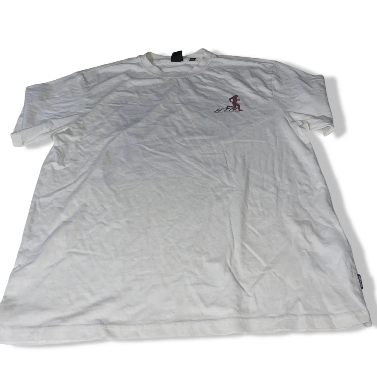 Vintage men's Only & Sons oversized t-shirt with mountain trail back print in white in M|L29W20|SKU5522