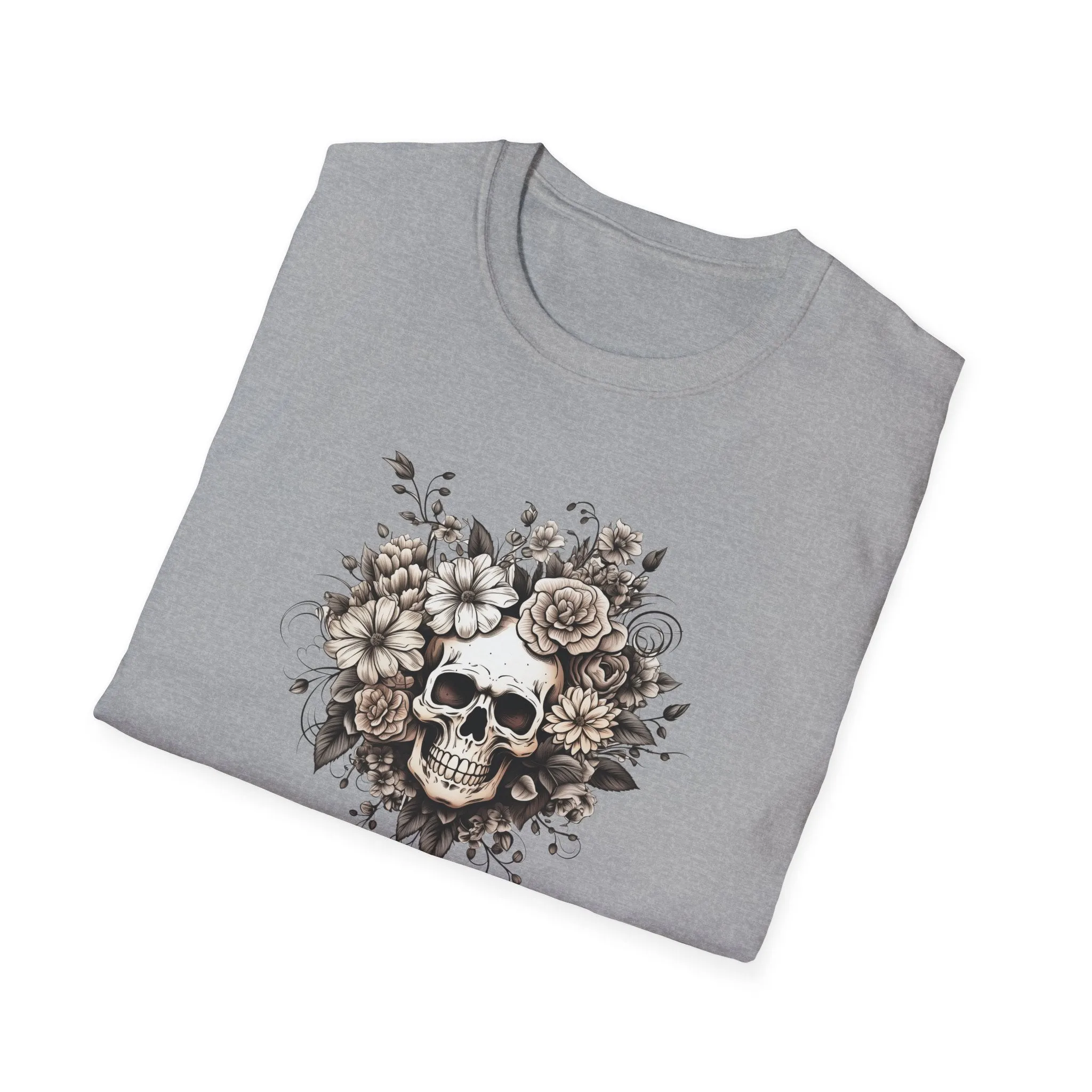 Vintage Skull Tattoo | Unisex Softstyle T-Shirt