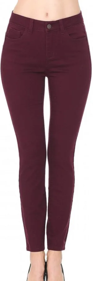 wax jean Push-Up High-Rise Twill Color Pants