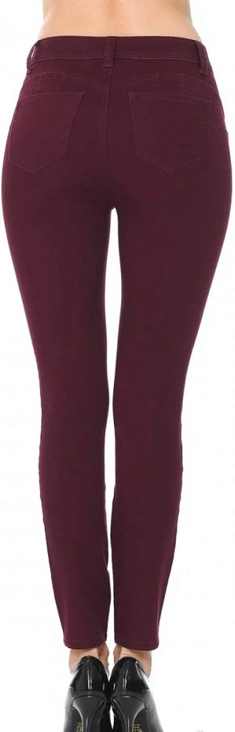 wax jean Push-Up High-Rise Twill Color Pants