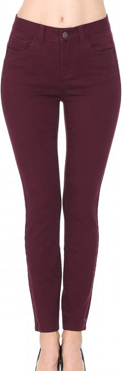 wax jean Push-Up High-Rise Twill Color Pants