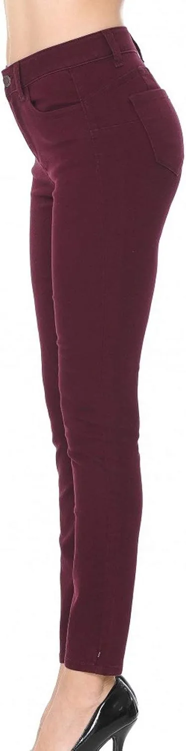 wax jean Push-Up High-Rise Twill Color Pants