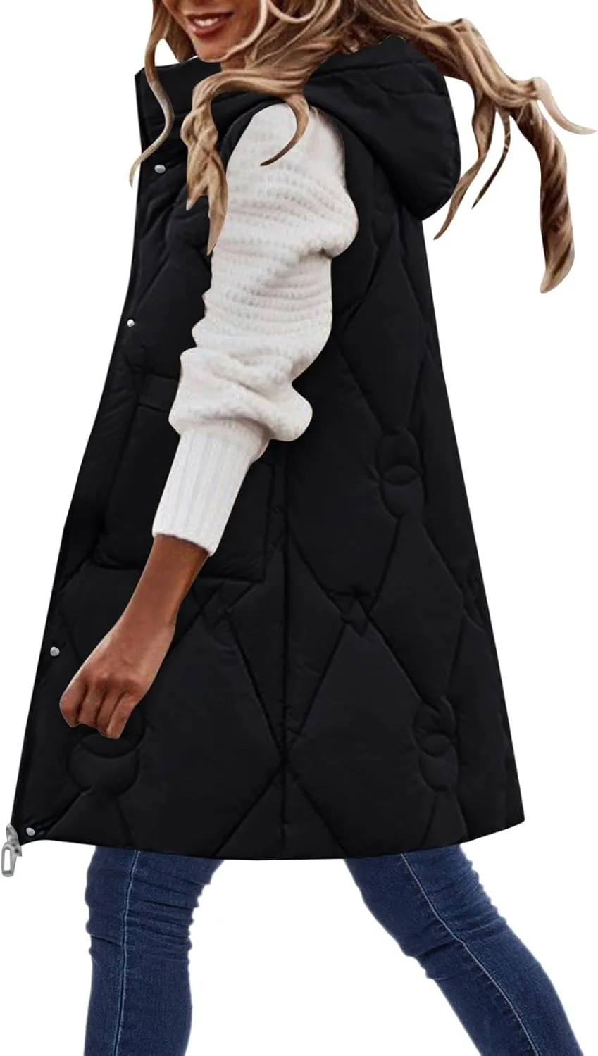 White Puffer Jacket Shearling for Women Pullover Reversible Long Sleeve With Hood Outwear Fancy Loose Fit Puffer