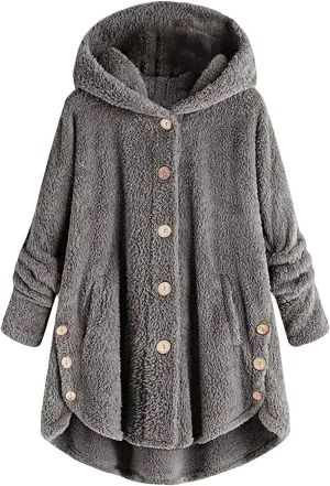 Women Fashion Color Block Faux Shearling Coat Plus Size Women Women'S Coat Womens Sherps Jacket Womens Fleece Zip Up