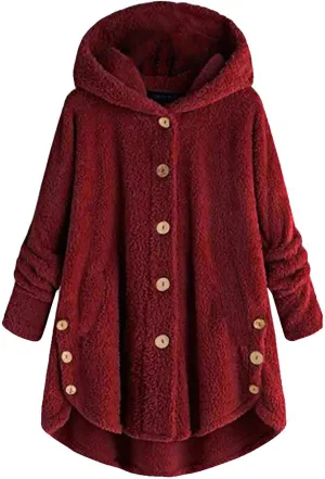 Women Fashion Color Block Faux Shearling Coat Plus Size Women Women'S Coat Womens Sherps Jacket Womens Fleece Zip Up