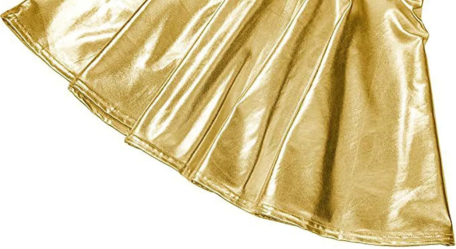 Women Faux Leather Mini Skirts Night Out Disco Short Skirt Sexy Performance Stage Pleated Skirt PU-Leather Skirts