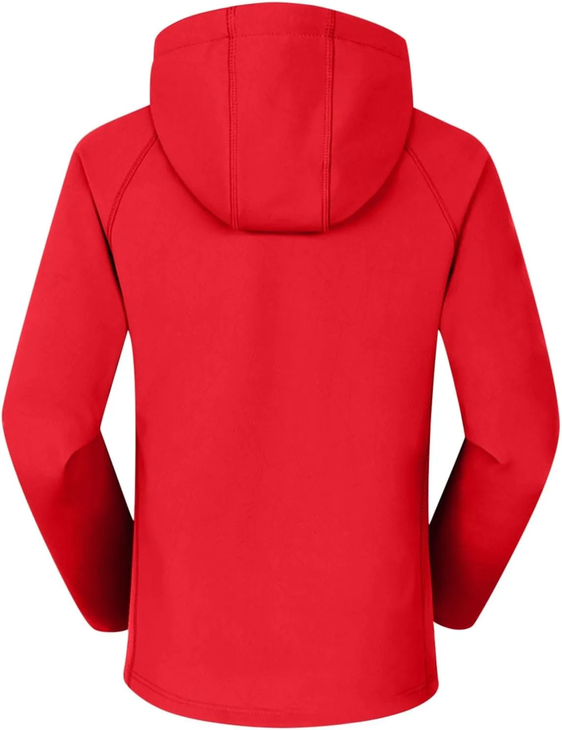 Women Full Zip Mock Neck Hooded Raincoat, Lightweight Drawstring Waterproof Windbreaker Outdoor Travel Casual Jackets